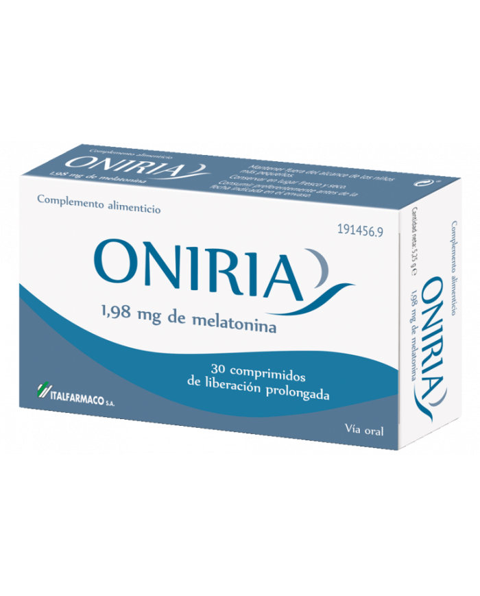 ONIRIA 1.98MG 30 COMPRIMIDOS RECUBIERTOS ONIRIA 1.98MG 30 COMPRIMIDOS RECUBIERTOS