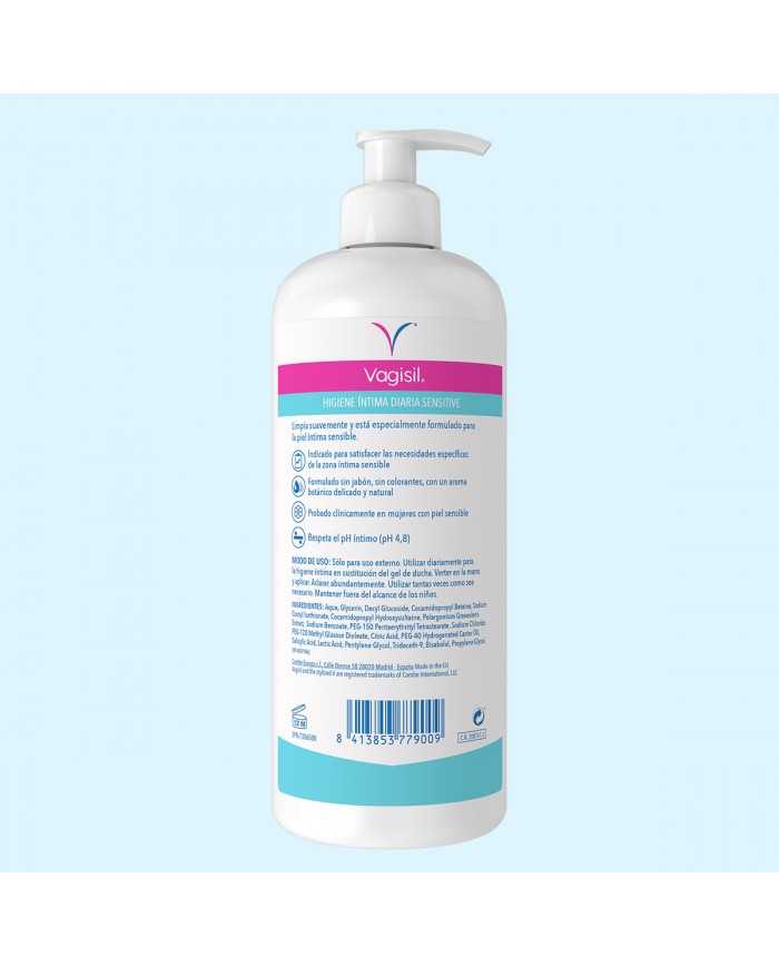VAGISIL HIGIENE INTIMA DIARIA SENSITIVE 500ML