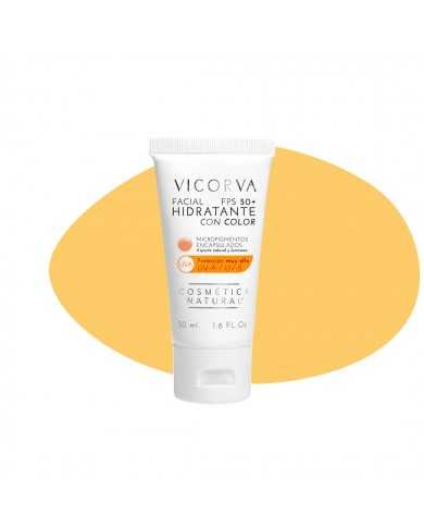 VICORVA CREMA HIDRATANTE FPS 50+ COLOR