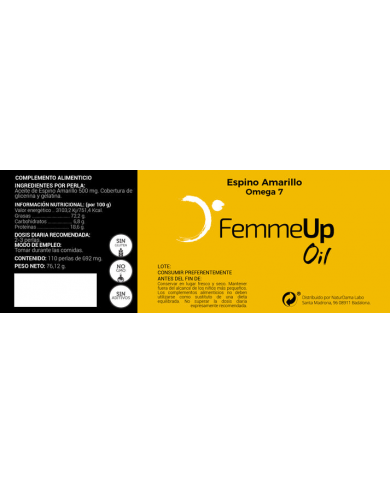 FEMMEUP OIL 110 PERLAS