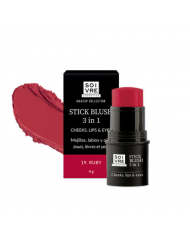 SOIVRE COSMETICS BLUSH 3 IN 1 STICK RUBY Nº19 SOIVRE COSMETICS BLUSH 3 IN 1 STICK RUBY Nº19