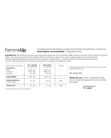FEMMEUP CAPS - 60 CAPSULAS