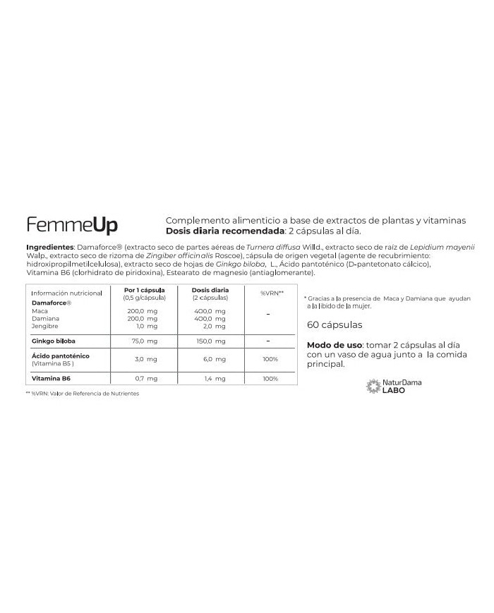 FEMMEUP CAPS - 60 CAPSULAS FEMMEUP CAPS - 60 CAPSULAS