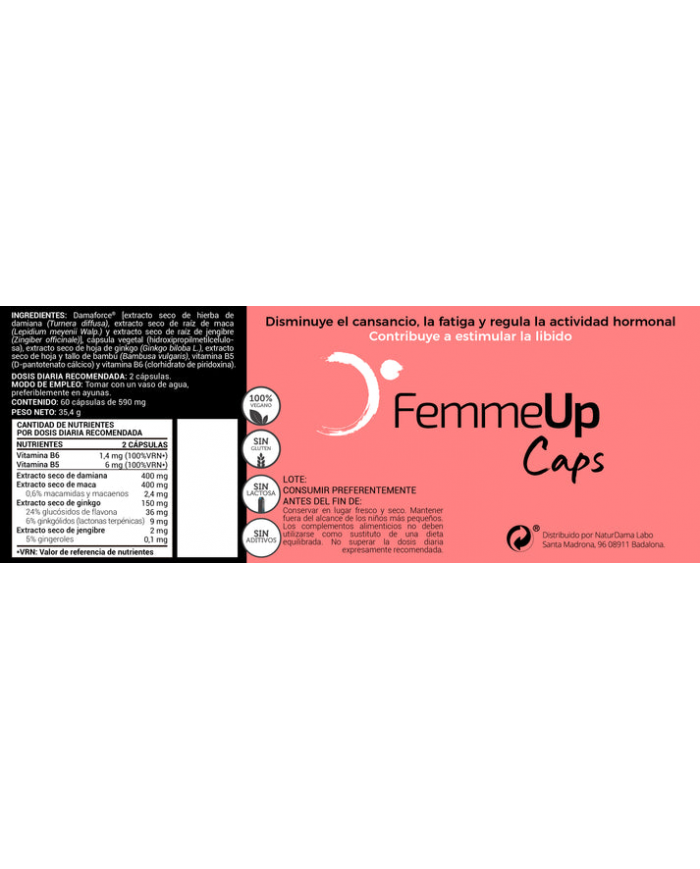FEMMEUP CAPS - 60 CAPSULAS FEMMEUP CAPS - 60 CAPSULAS