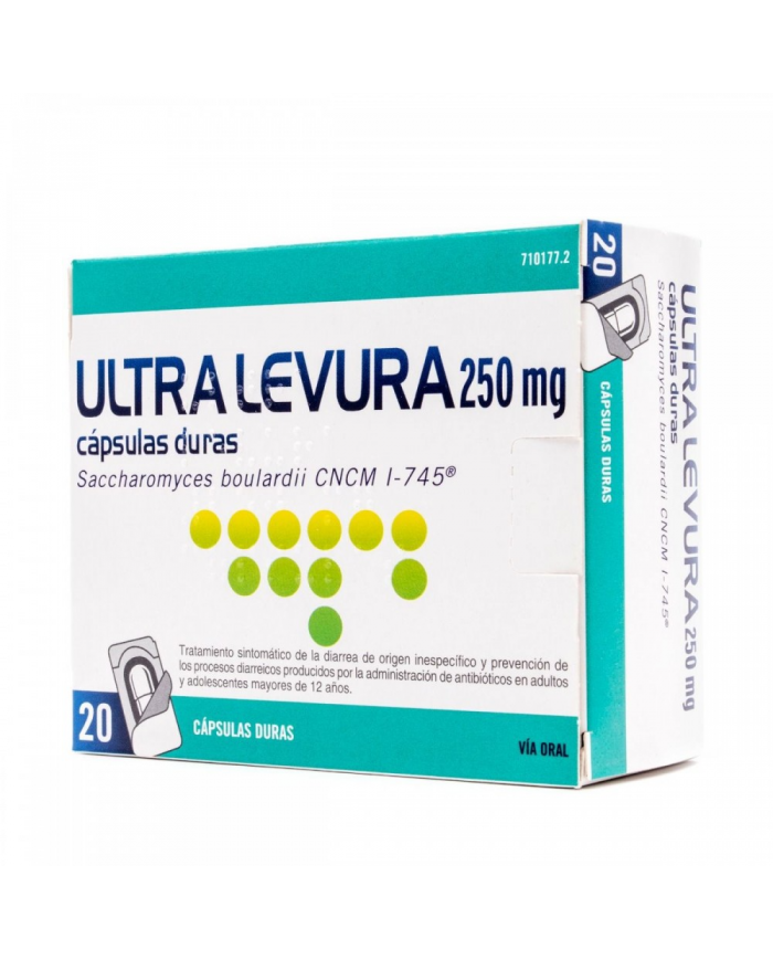 ULTRA-LEVURA 250 MG 20 CAPSULAS (BLISTER)
