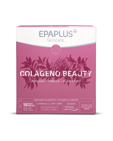 EPAPLUS SKINCARE COLAGENO BEAUTY 20 VIALES 25 ML EPAPLUS SKINCARE COLAGENO BEAUTY 20 VIALES 25 ML