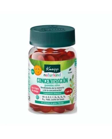 KNEIPP GUMMIES NIÑOS CONCENTRACION 30 CARAMELOS