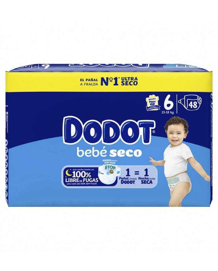 DODOT PAÑAL BEBE SECO T6 13-19 KG 48 UDS