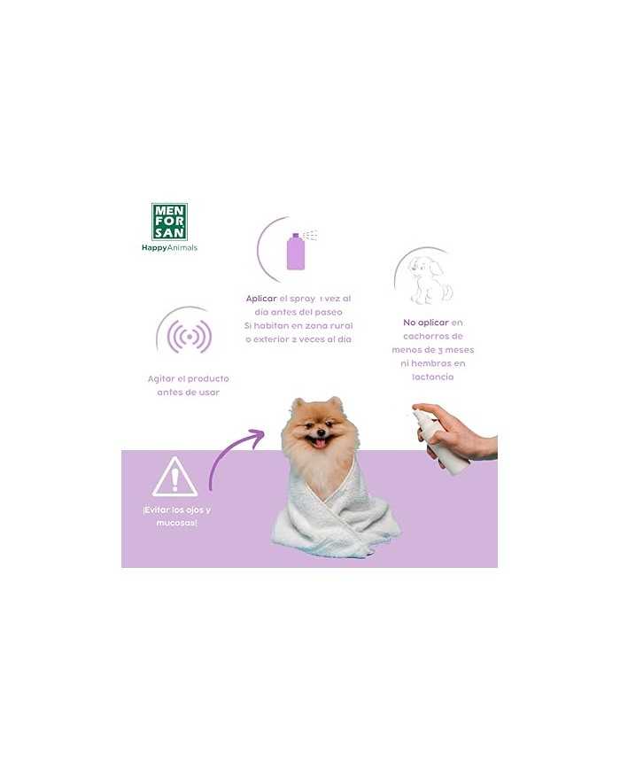 MENFORSAN SPRAY ANTI-INSECTOS PARA PERROS 250 ML
