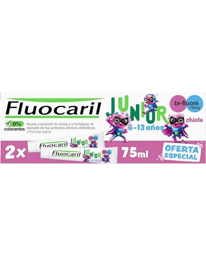 FLUOCARIL JUNIOR GEL BUBBLE 6-12 AÑOS 2X75ML