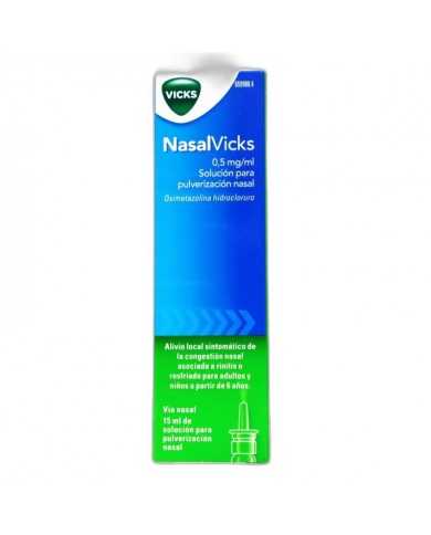 NASALVICKS 0,5 mg/ml SOLUCION PARA PULVERIZACION NASALVICKS 0,5 mg/ml SOLUCION PARA PULVERIZACION