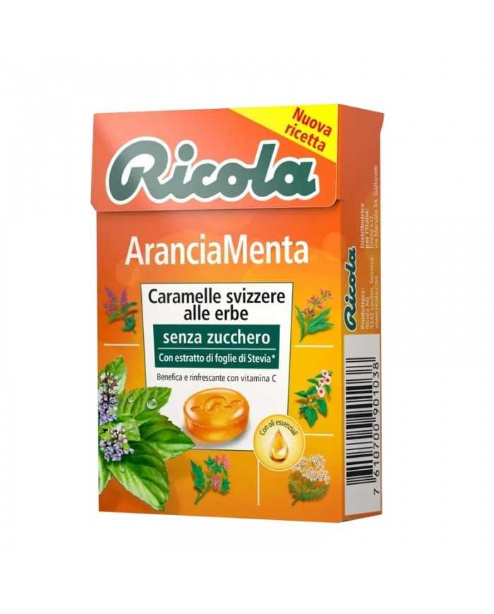 RICOLA CARAMELOS NARANJA MENTA 50G