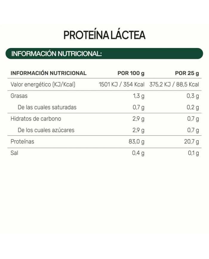 IVB PROTEÍNA LACTEA 500GR (20 TOMAS)