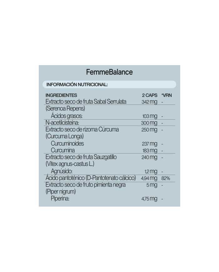 IVB FEMMEBALANCE 180 CAPSULAS