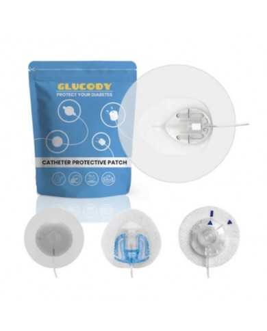 PARCHES PROTECTORES GLUCODY SENSOR TRANSP 10 U