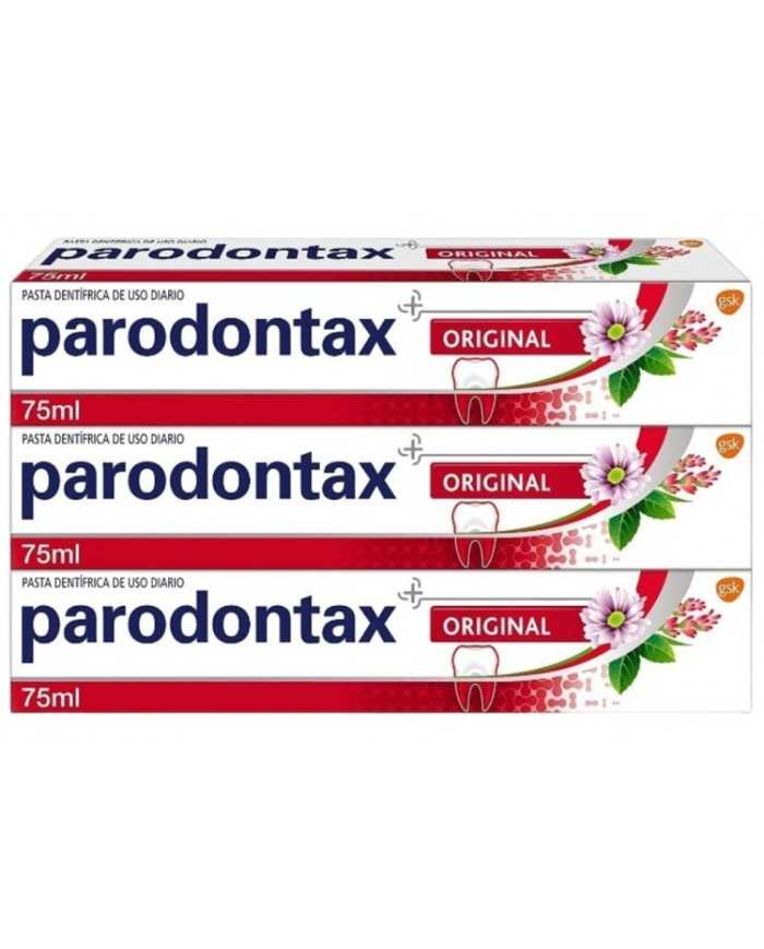 PARODONTAX ORIGINAL 3 UNIDADES 75 ML SABOR MENTA PARODONTAX ORIGINAL 3 UNIDADES 75 ML SABOR MENTA