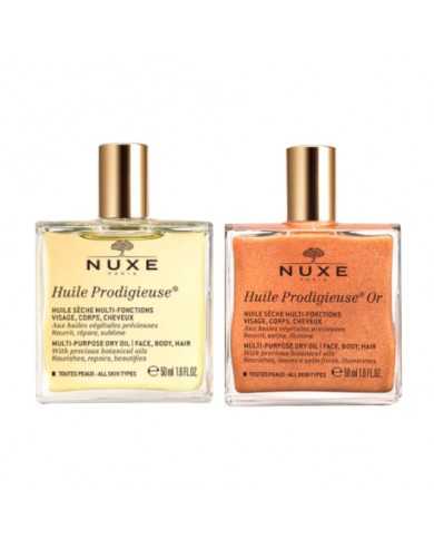 NUXE HUILE PRODIGIEUSE 50 ML+ HUILE PRO.OR 50 M