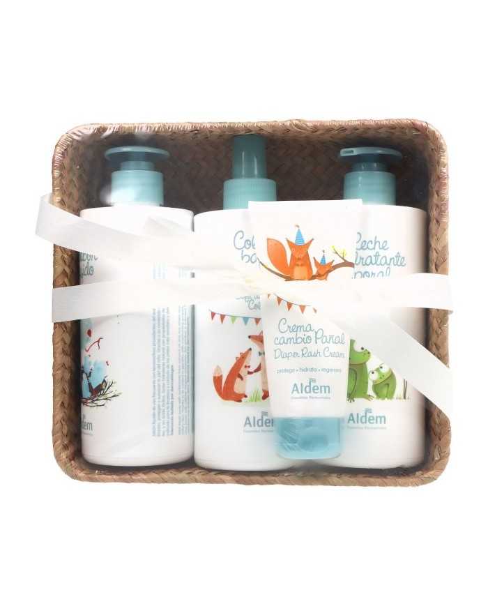 ALDEM BEBE CANASTILLA JABON+LECHE+COLONIA+CREMA ALDEM BEBE CANASTILLA JABON+LECHE+COLONIA+CREMA