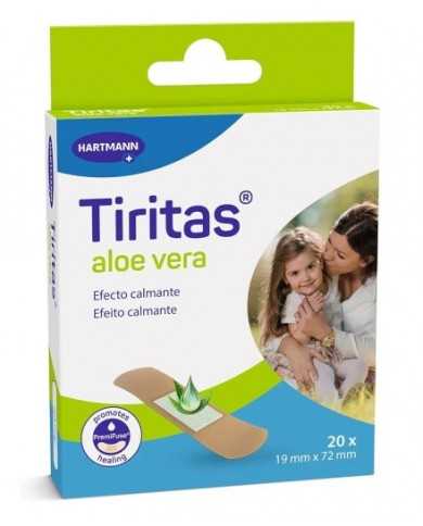 TIRITAS ALOE VERA APOSITO ADHESIVO 20 UNIDADES 7 TIRITAS ALOE VERA APOSITO ADHESIVO 20 UNIDADES 7