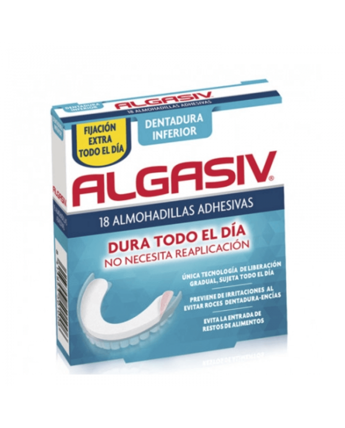ALGASIV ALMOHADILLA INFERIOR 18 UNIDADES
