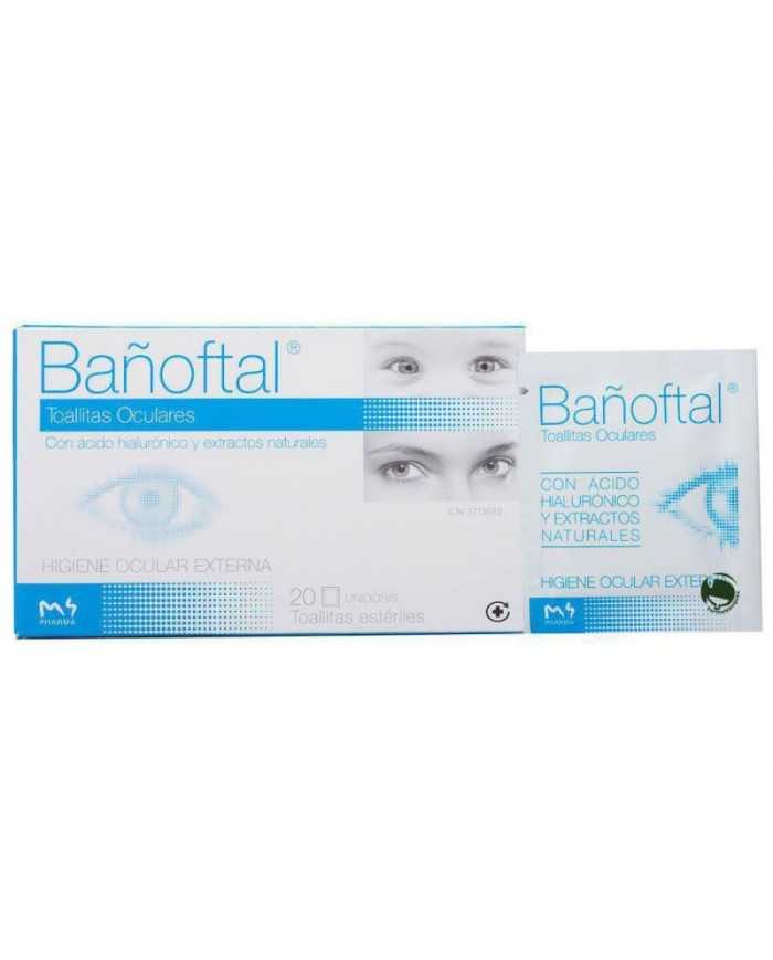 BAÑOFTAL TOALLITA OCULAR ESTERIL 20 TOALLITAS