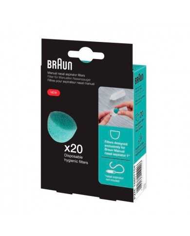 BRAUN RECAMBIO ASPIRADOR NASAL MANUAL 20 UD BRAUN RECAMBIO ASPIRADOR NASAL MANUAL 20 UD