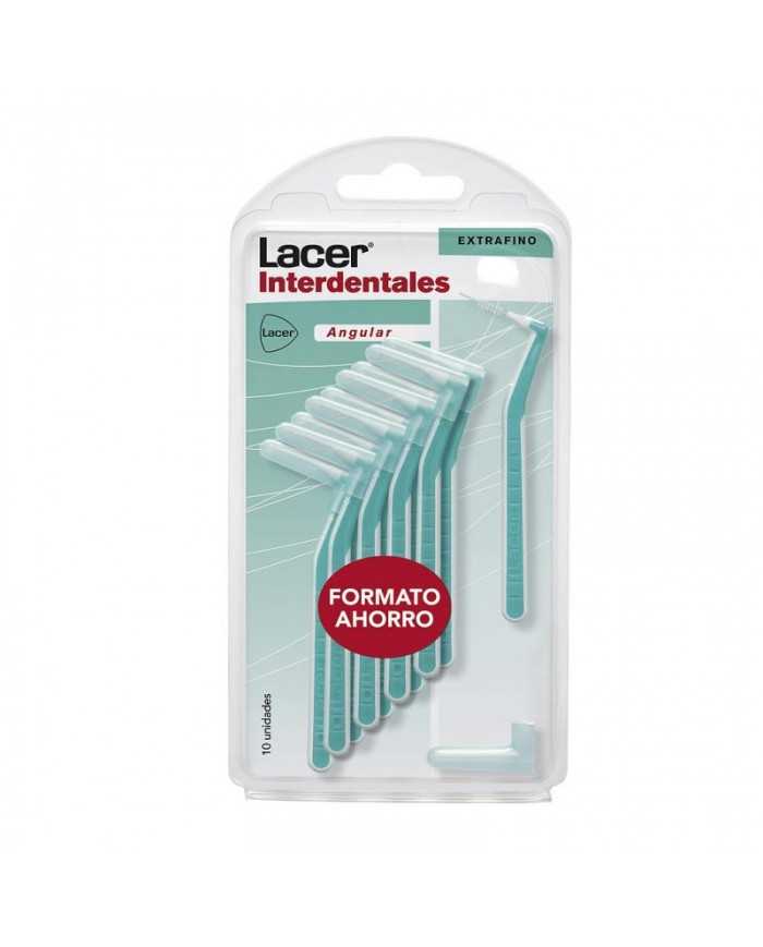LACER CEPILLO INTERDENTAL EXTRAFINO ANGULAR 10 U