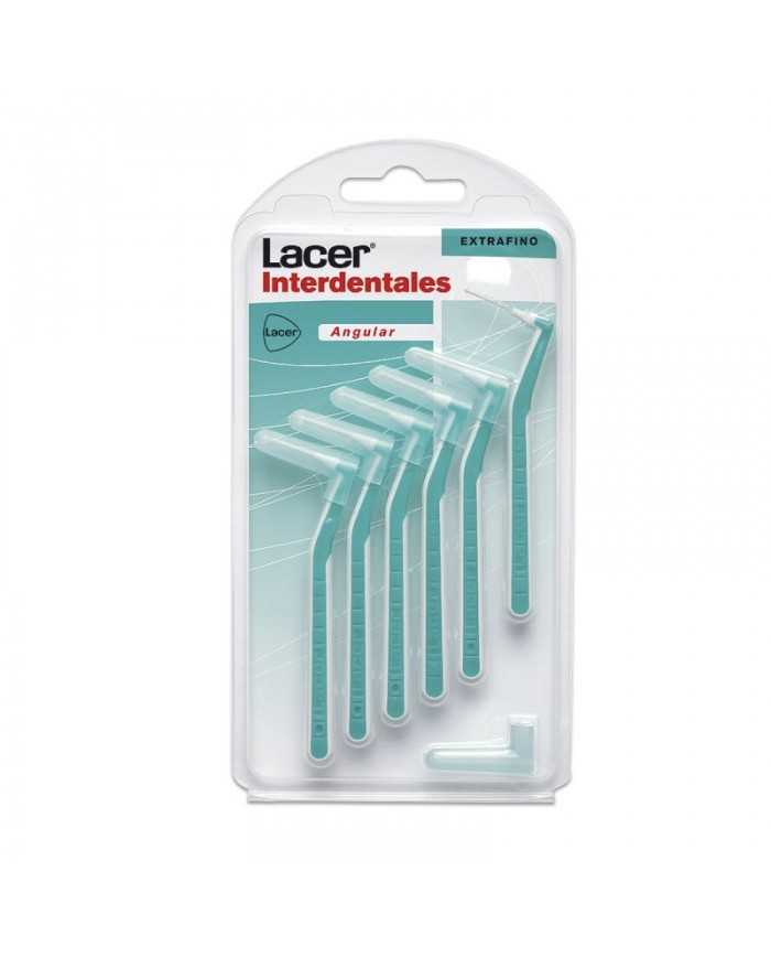 LACER CEPILLO INTERDENTAL EXTRAFINO ANGULAR 6UD