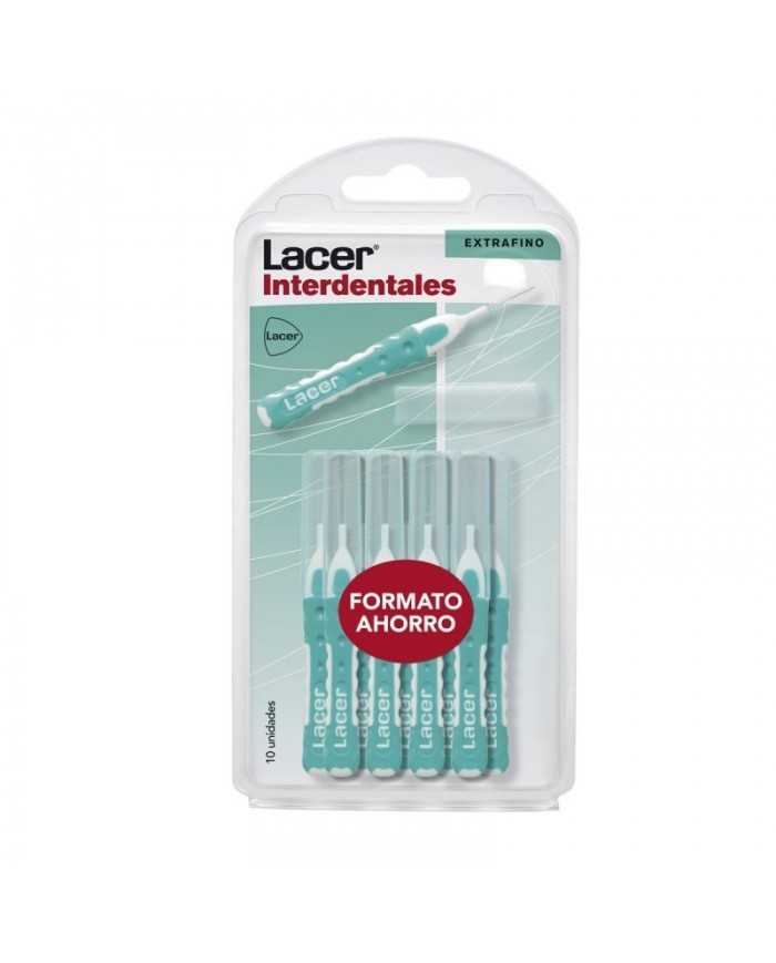 LACER CEPILLO INTERDENTAL EXTRAFINO RECTO 10UD