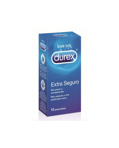 DUREX EXTRA SEGURO 12 PRESERVATIVOS