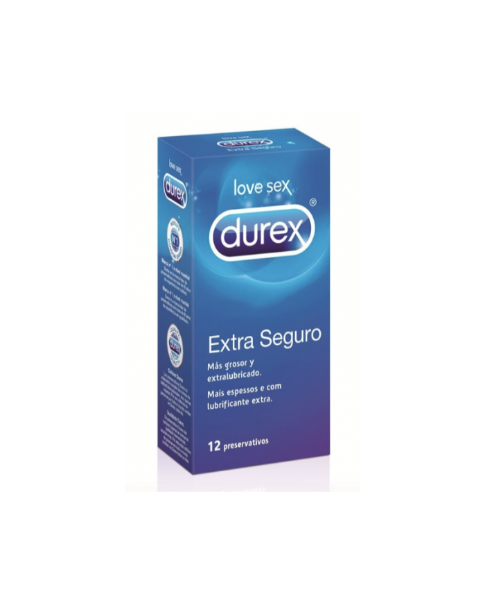 DUREX EXTRA SEGURO 12 PRESERVATIVOS