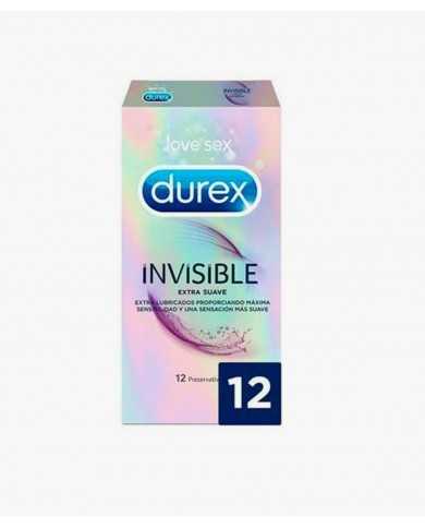 DUREX INVISIBLE EXTRA SENSITIVO 12 PRESERVATIVOS