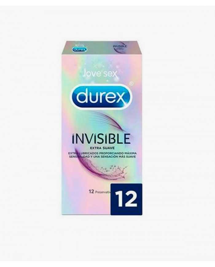 DUREX INVISIBLE EXTRA SENSITIVO 12 PRESERVATIVOS
