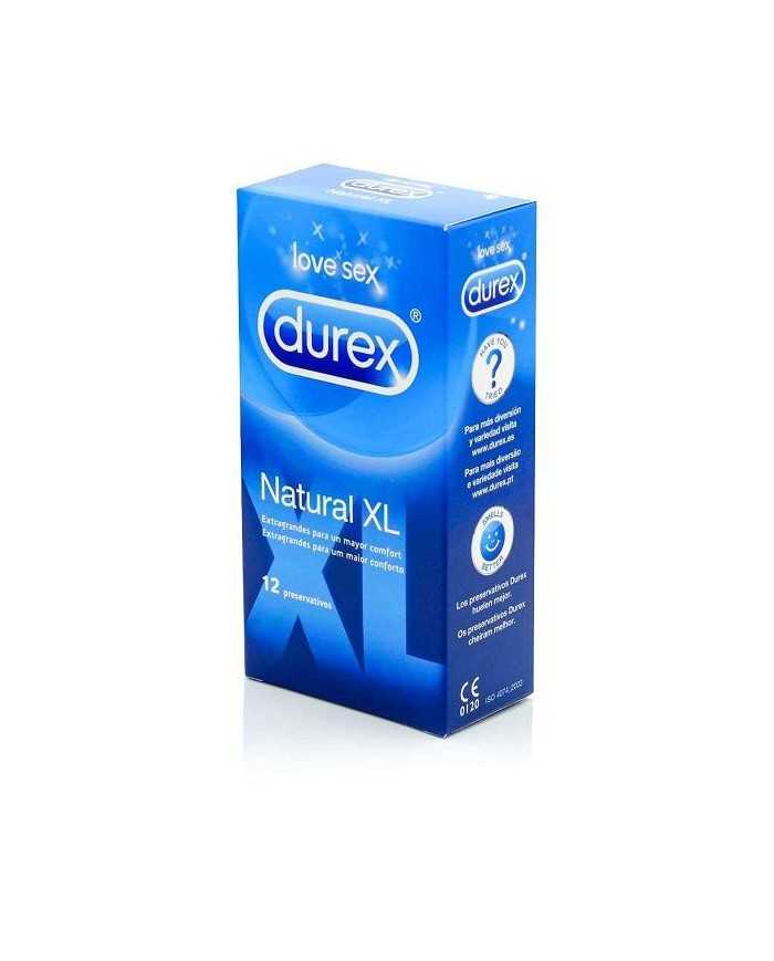 DUREX NATURAL XL 12 PRESERVATIVOS