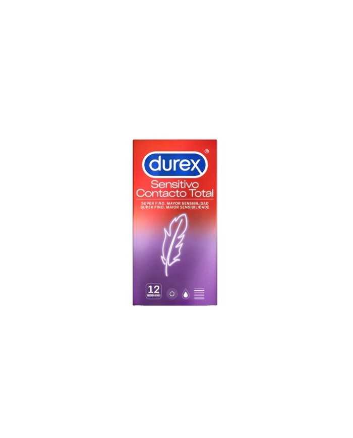 DUREX SENSITIVO CONTACTO TOTAL PRESERVATIVOS 12