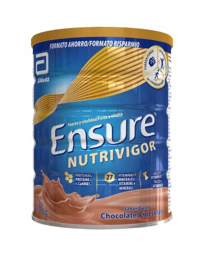 ENSURE NUTRIVIGOR 850 G LATA CHOCOLATE ENSURE NUTRIVIGOR 850 G LATA CHOCOLATE