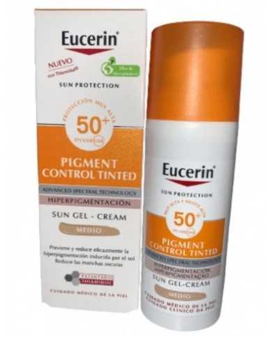 EUCERIN SUN PIGMENT CONTROL 50+ TONO MEDIO 50ML