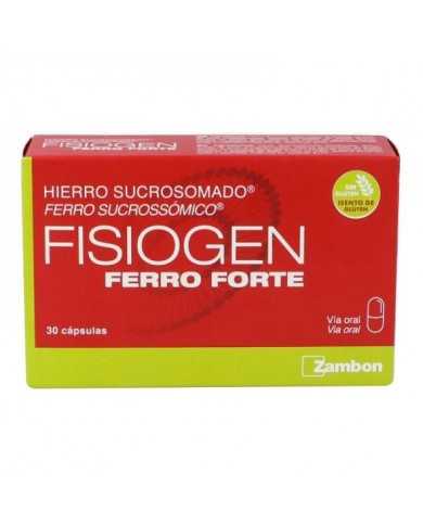 FISIOGEN FERRO FORTE 30 CAPSULAS FISIOGEN FERRO FORTE 30 CAPSULAS