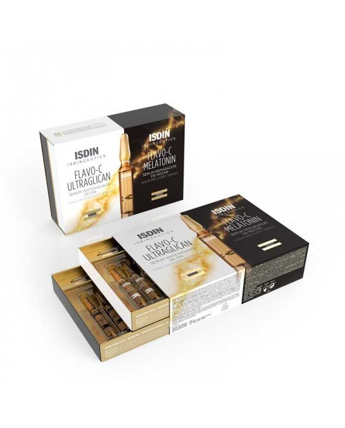ISDINCEUTICS FLAVO-C ULTRAGLICAN+MELATONIN 10+10 ISDINCEUTICS FLAVO-C ULTRAGLICAN+MELATONIN 10+10