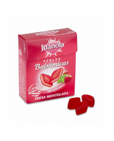 JUANOLA PERLAS FRESA MENTOLADA 25 G