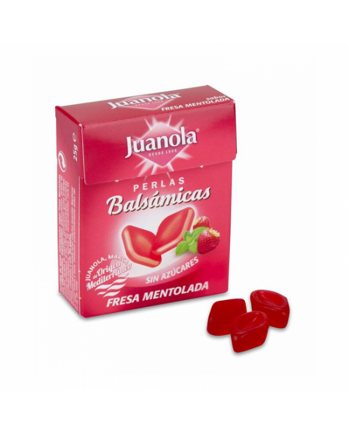 JUANOLA PERLAS FRESA MENTOLADA 25 G