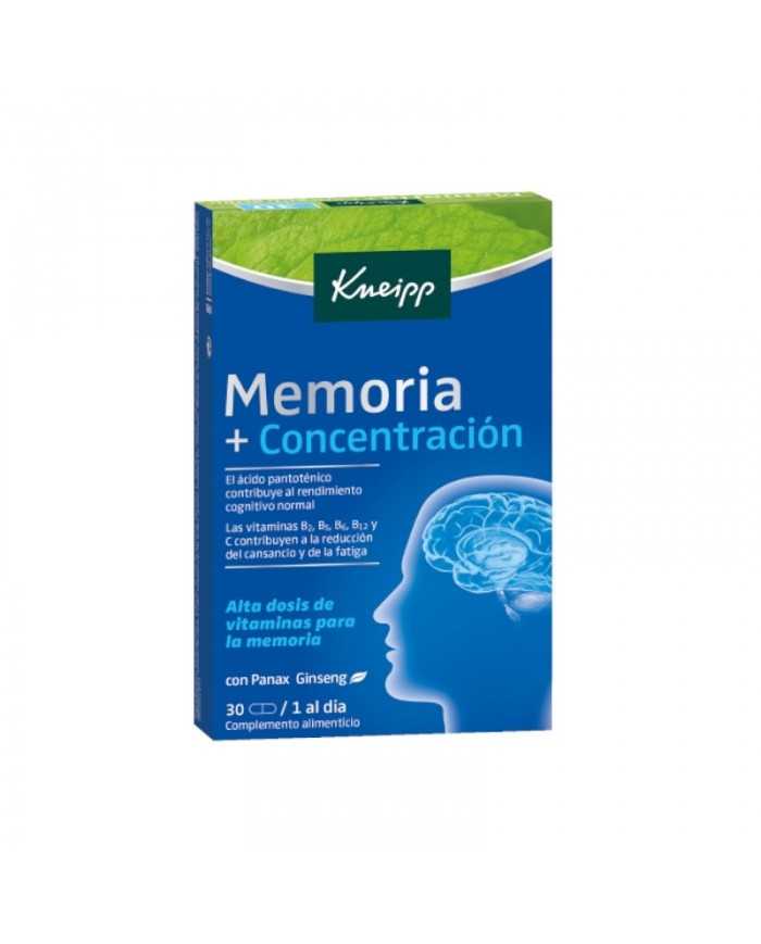 KNEIPP MEMORIA + CONCENTRACION 30 COMPRIMIDOS
