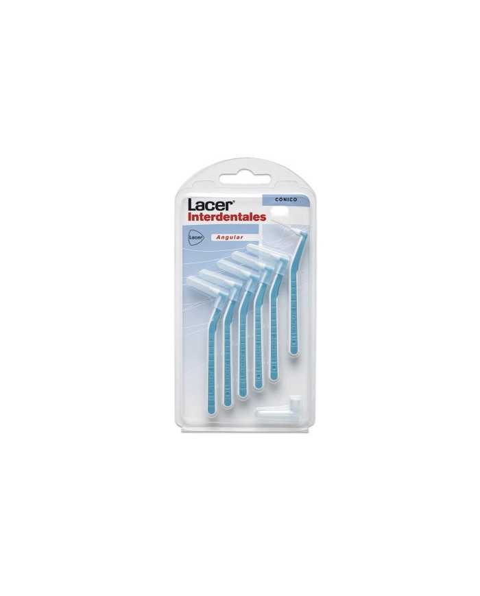 LACER CEPILLO INTERDENTAL CONICO ANGULAR 6UD