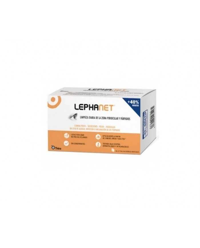 LEPHANET 30 TOALLITAS ESTERILES LIMPIADORAS OJOS