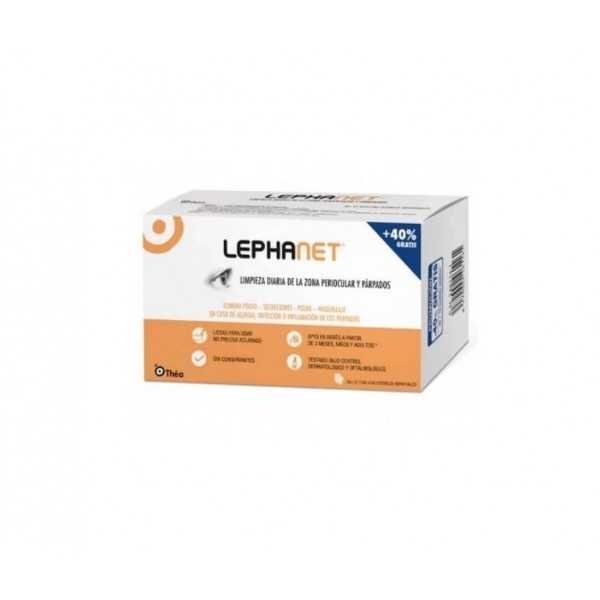LEPHANET 30 TOALLITAS ESTERILES LIMPIADORAS OJOS