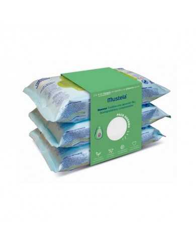 MUSTELA TOALLITAS PACK 3 X 60 UD