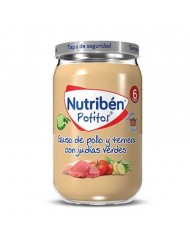 NUTRIBEN GUISO DE POLLO TERNERA JUDIAS 235 G