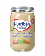 NUTRIBEN TERNERA PATATAS ZANAHORIAS 235 G