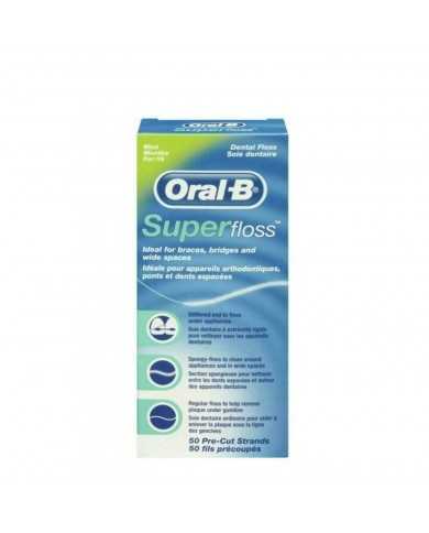 ORAL-B SEDA DENTAL SUPER FLOSS 50 U.I. ORAL-B SEDA DENTAL SUPER FLOSS 50 U.I.