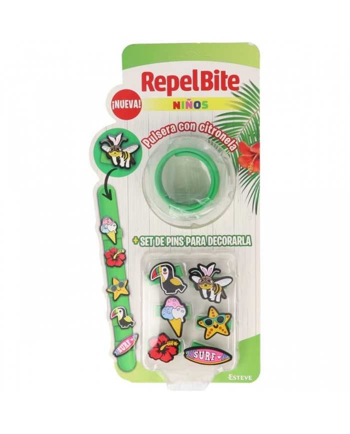REPEL BITE PULSERA NIÑOS CUSTOM VERDE
